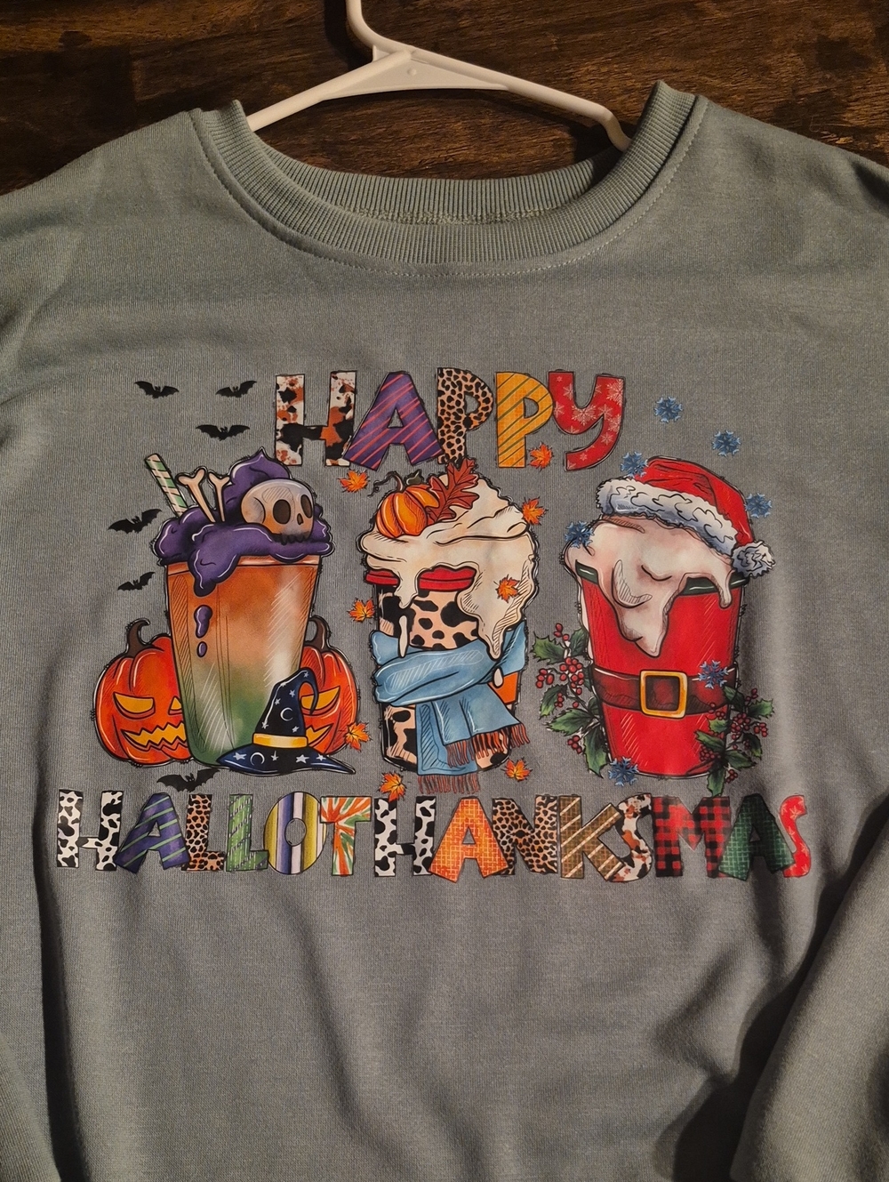 Happy Hallothanksmas Sweatshirt (M)